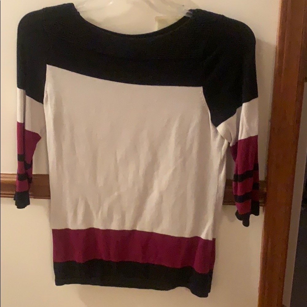 Kim Rogers, size S, striped sweater
